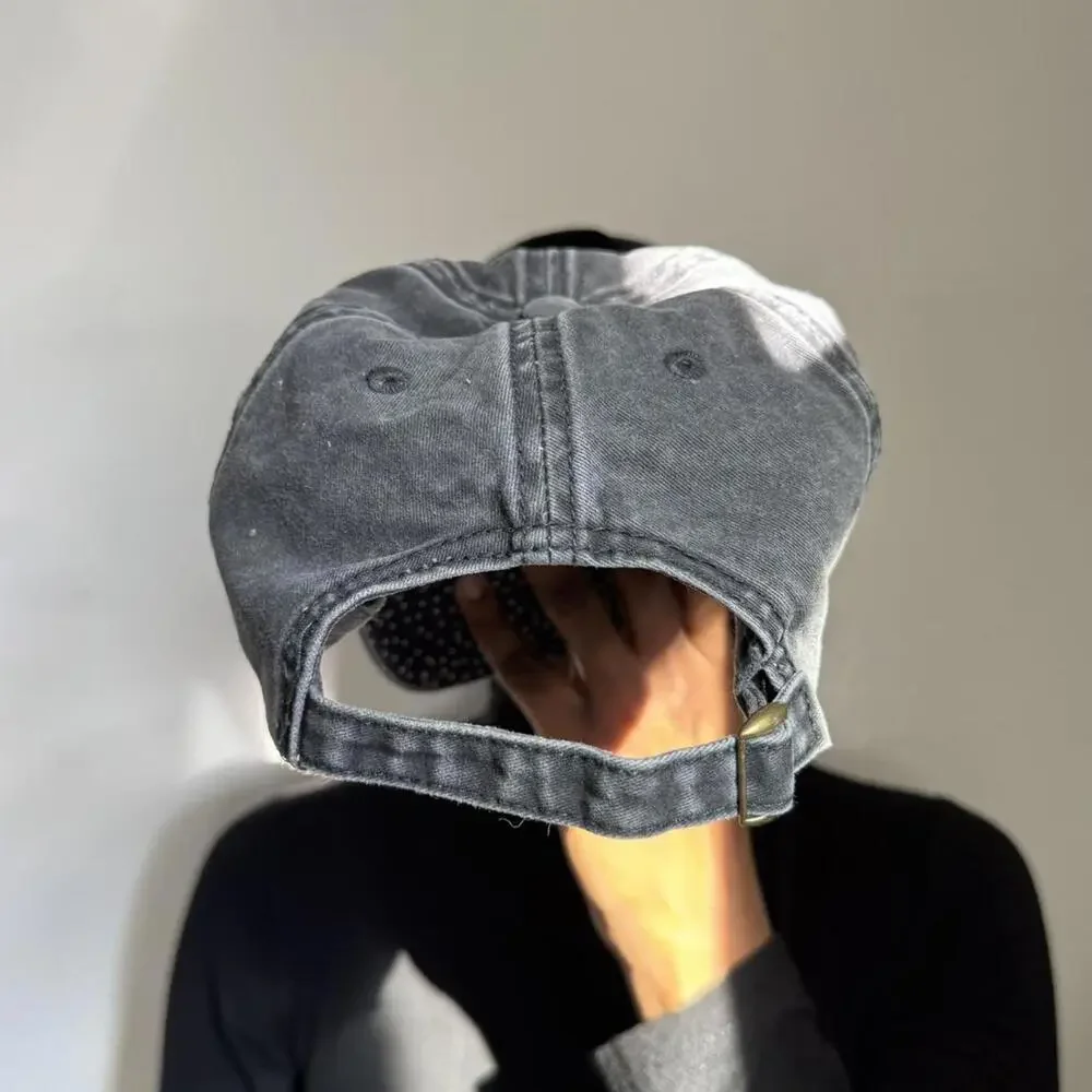 Vintage faded grey & white 
